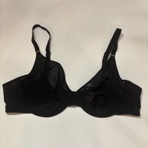 Inlyric Mesh Balconette Bra Black Underwire Size US 42D